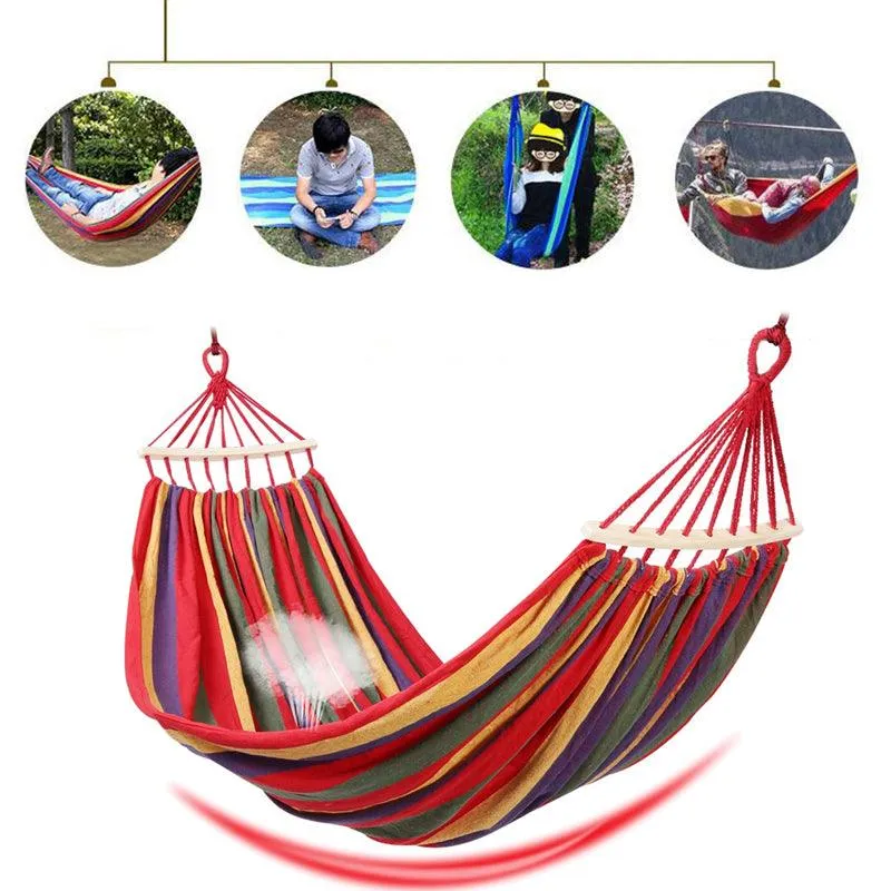 280cm Length Canvas Hammock Swing Hammock Bed