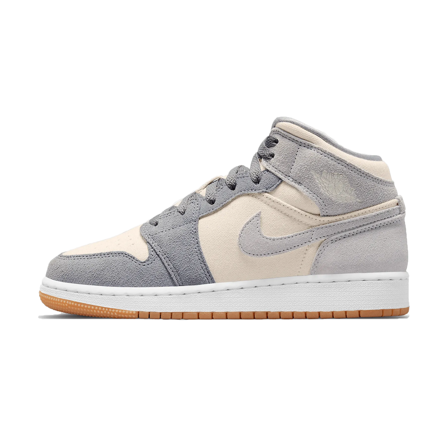 Air Jordan 1 Mid GS 'Coconut Milk Particle Grey'