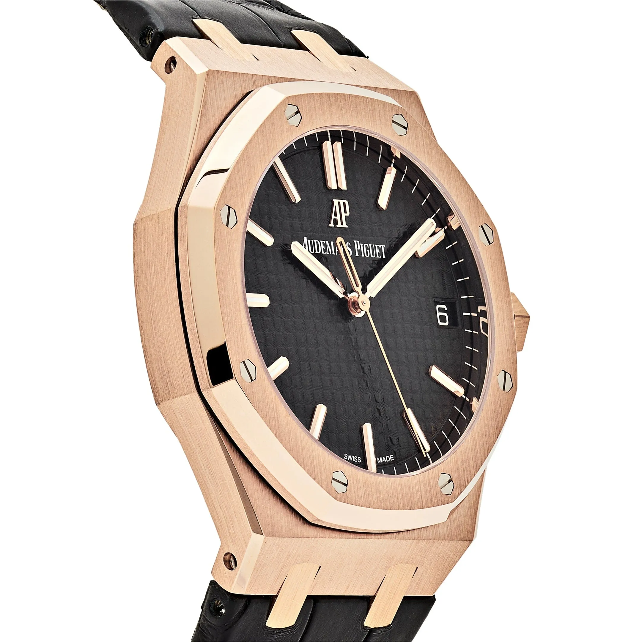 Audemars Piguet Royal Oak Selfwinding 15500OR.OO.D002CR.01 Rose Gold Black Dial