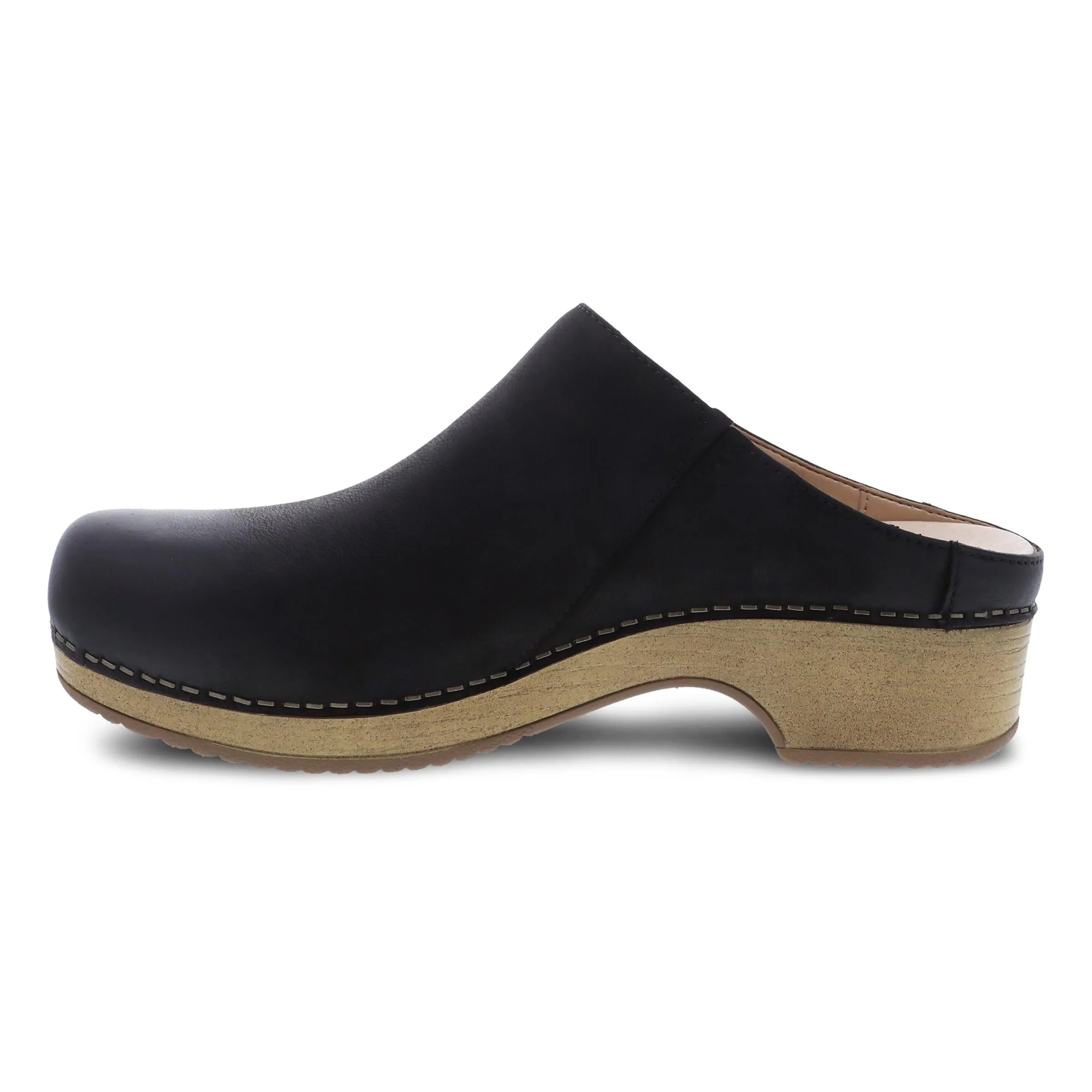 Brenda Black Burnished Suede