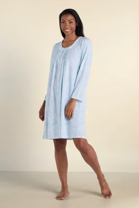 Brushed Honeycomb Short Nightgown