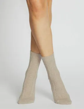 Camella Crew Sock (Sandstone)