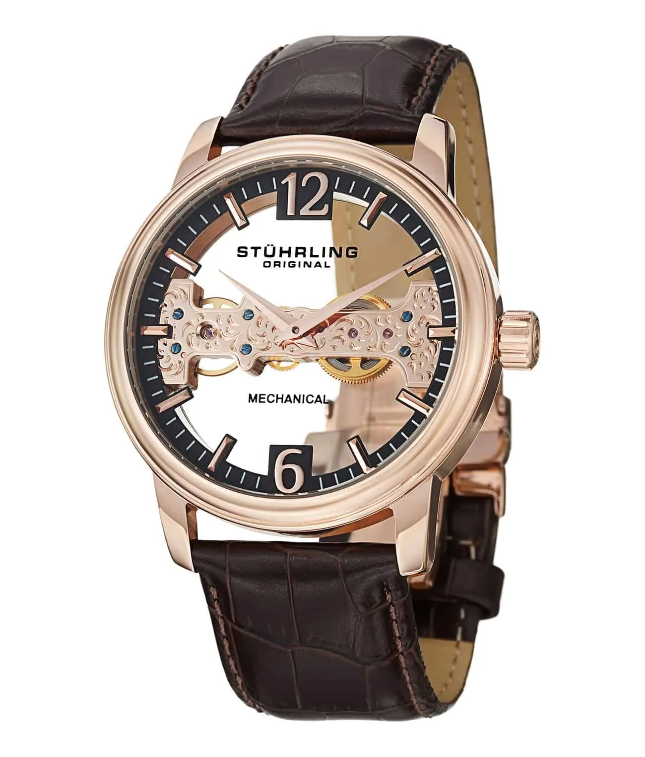 Cardinal 841 Hand-wind 46mm Skeleton