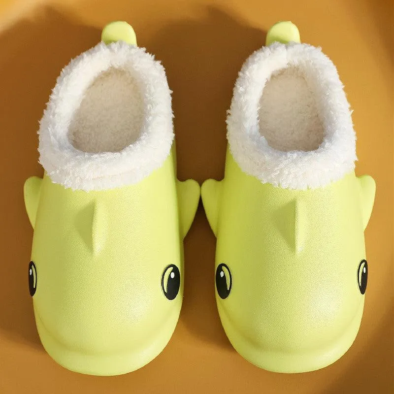 Cartoon Fuzzy Slippers for Women – Cozy Winter Indoor Shoes