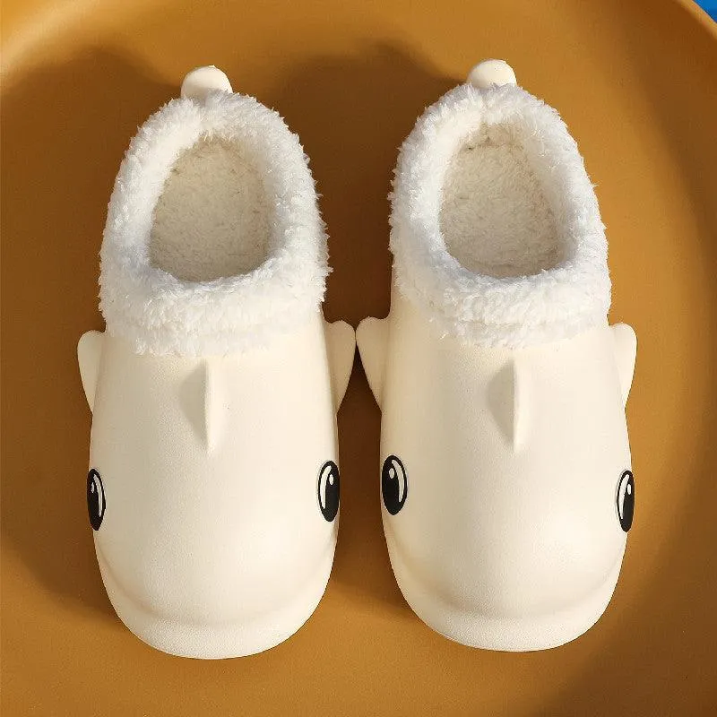 Cartoon Fuzzy Slippers for Women – Cozy Winter Indoor Shoes