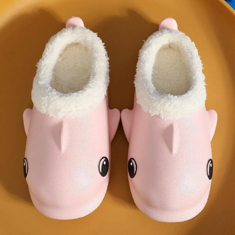 Cartoon Fuzzy Slippers for Women – Cozy Winter Indoor Shoes