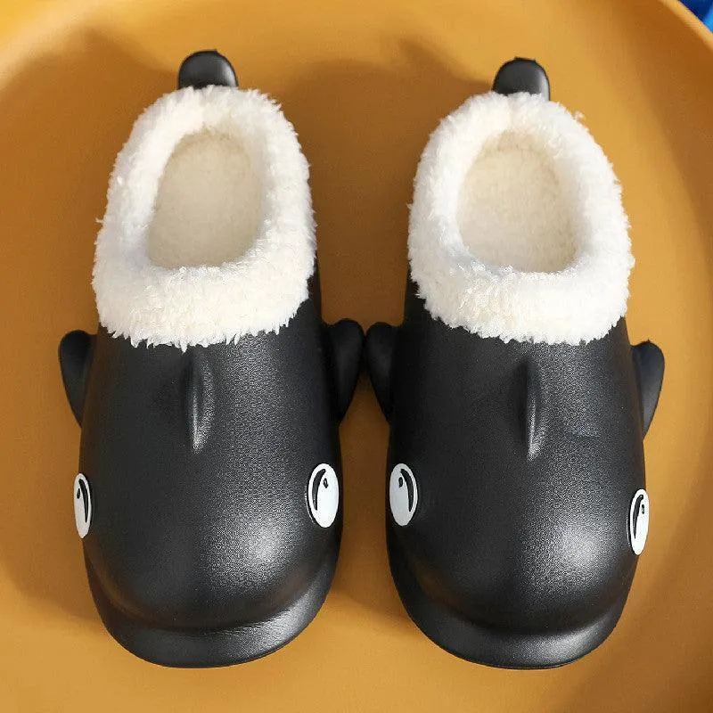 Cartoon Fuzzy Slippers for Women – Cozy Winter Indoor Shoes