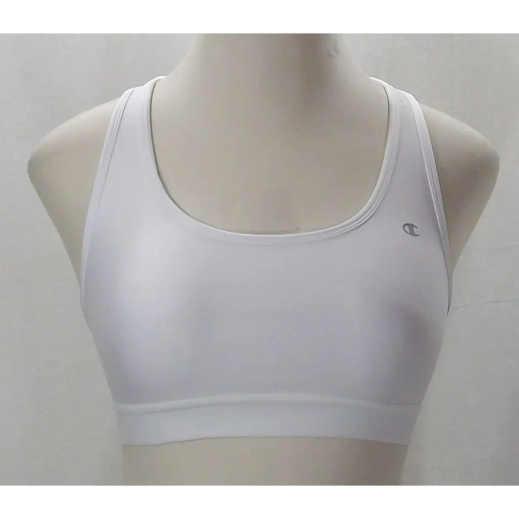 Champion 6715 Absolute Workout II Wire Free Sports Bra LARGE White NWT