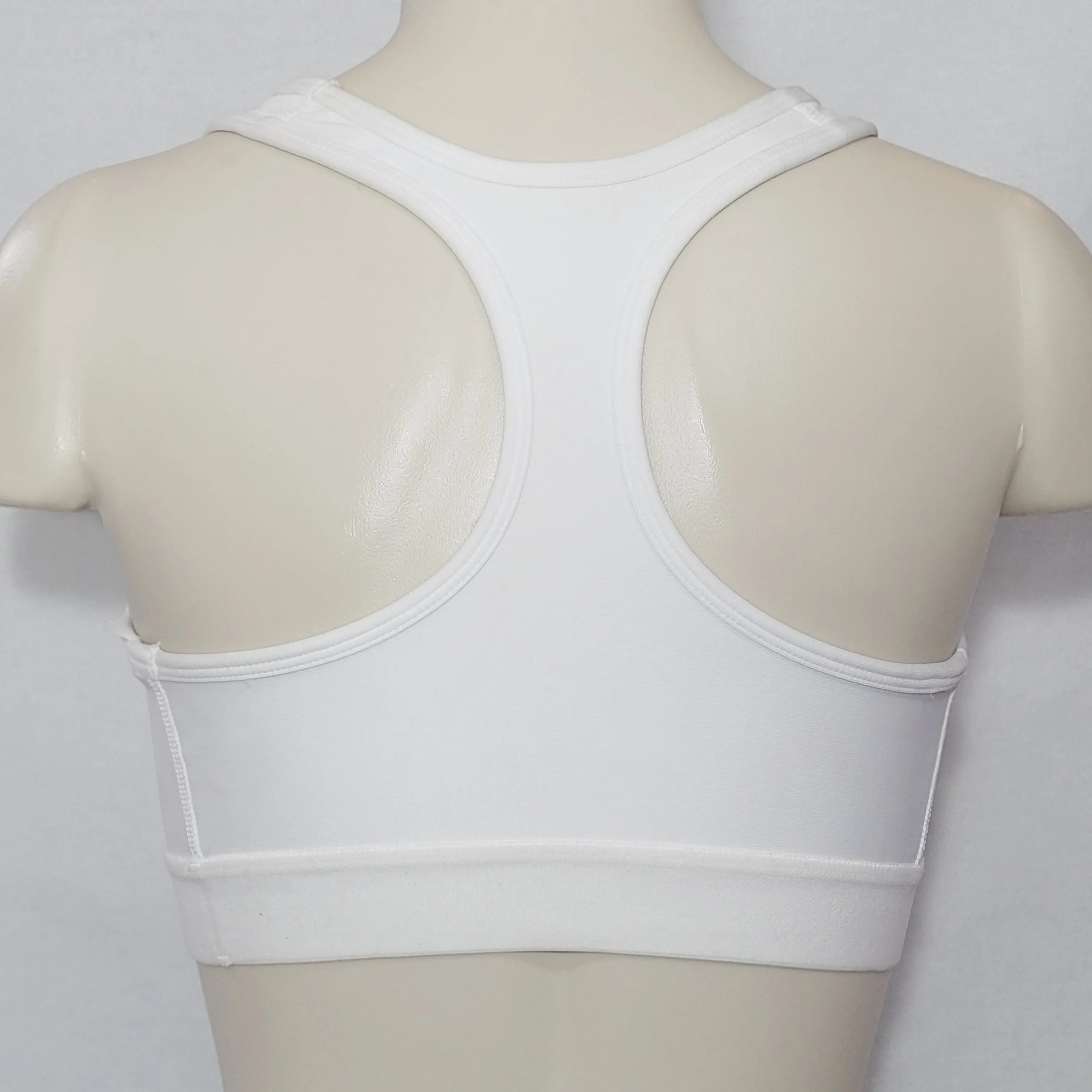 Champion 6715 Absolute Workout II Wire Free Sports Bra LARGE White NWT