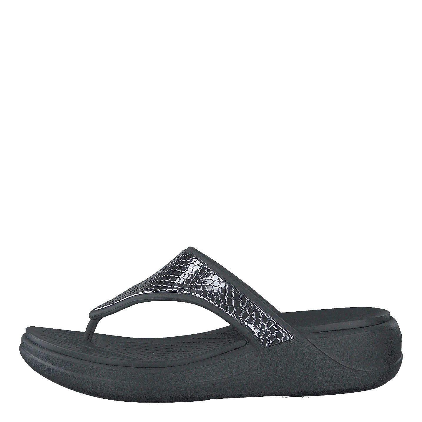 Crocs Monterey Metllc Wdg Fp W Dark Charcoal/black