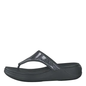 Crocs Monterey Metllc Wdg Fp W Dark Charcoal/black