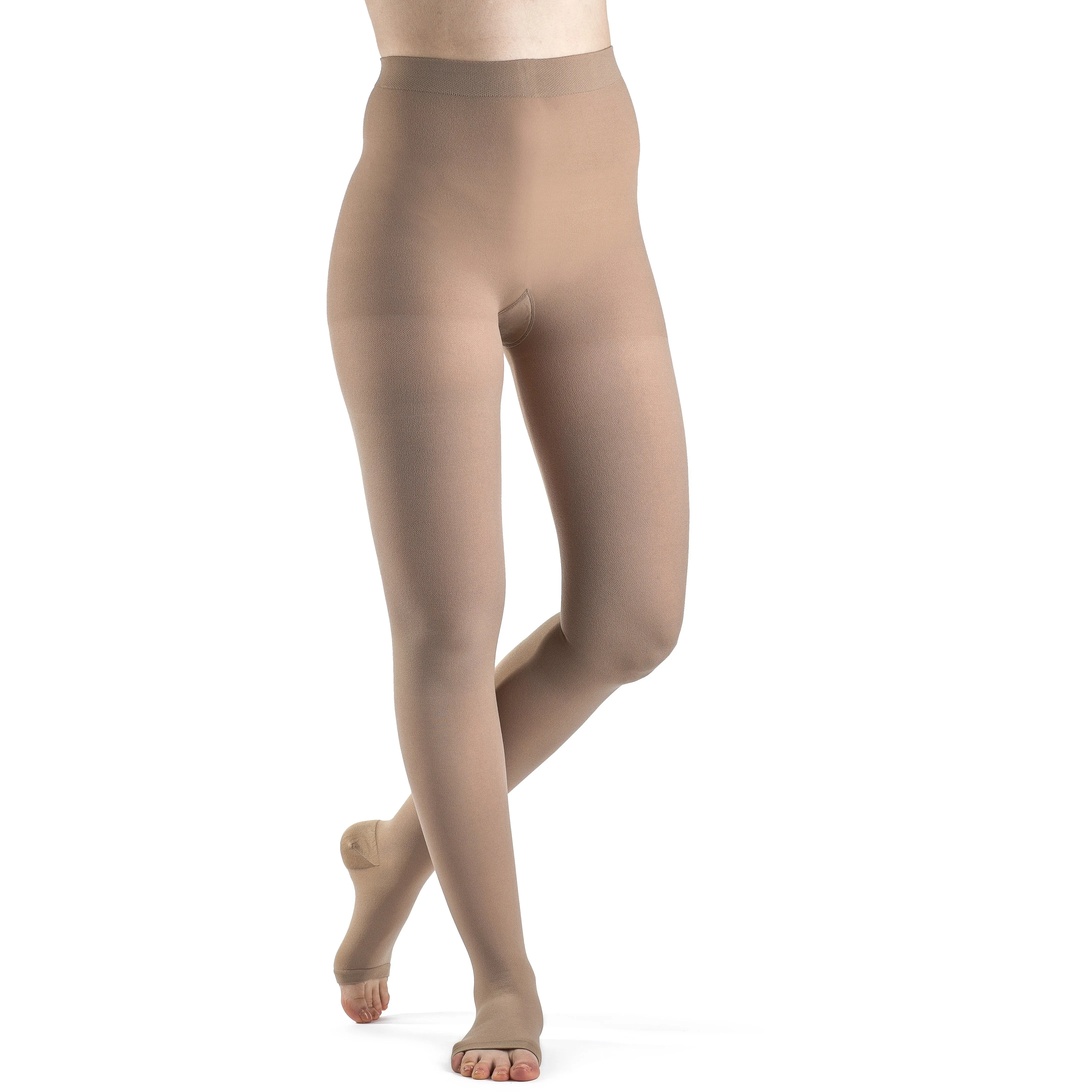 Dynaven Opaque Pantyhose 20-30 mmHg, Open Toe