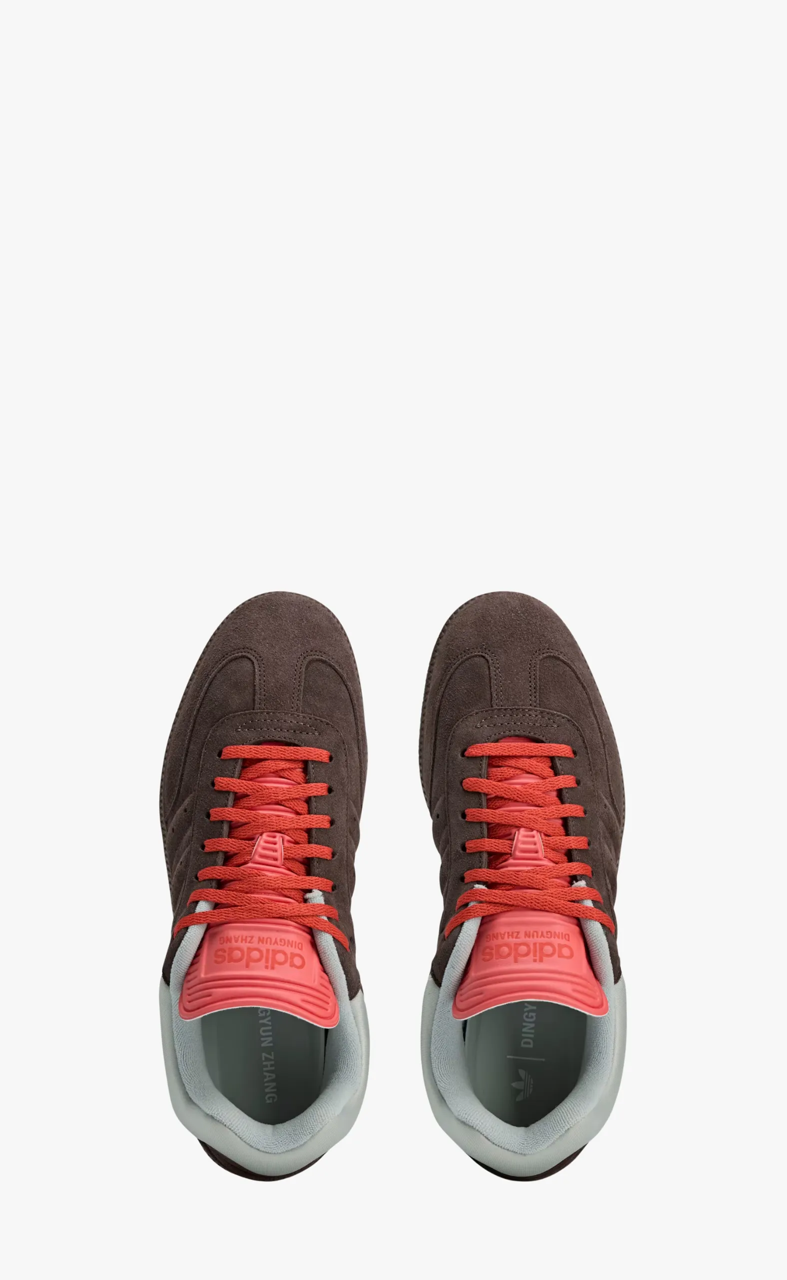 DYZ SAMBA BROWN SURF RED SNEAKER