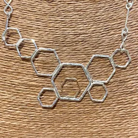 Honeycomb Cluster Necklace