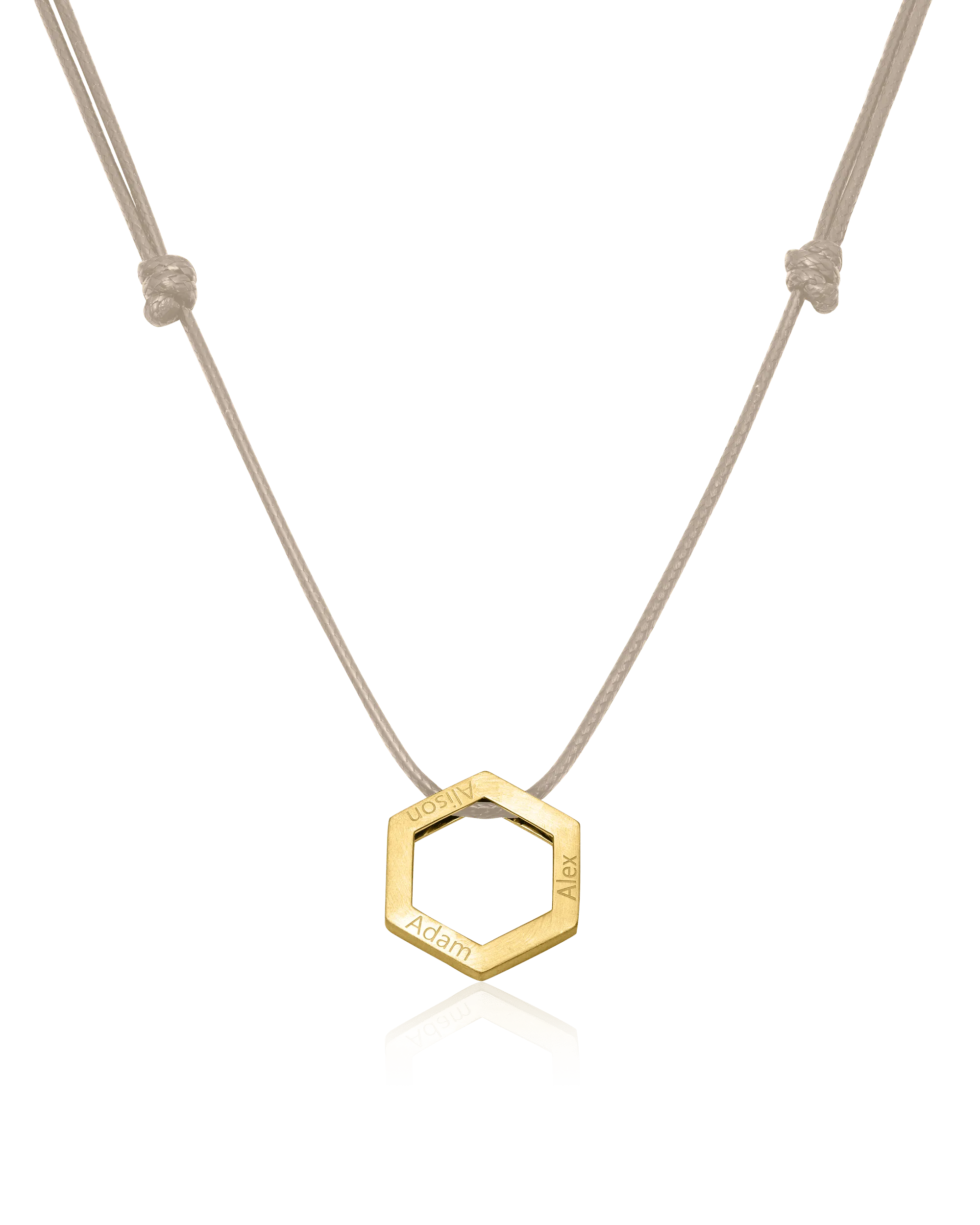 Honeycomb Necklace - 18K Gold Vermeil