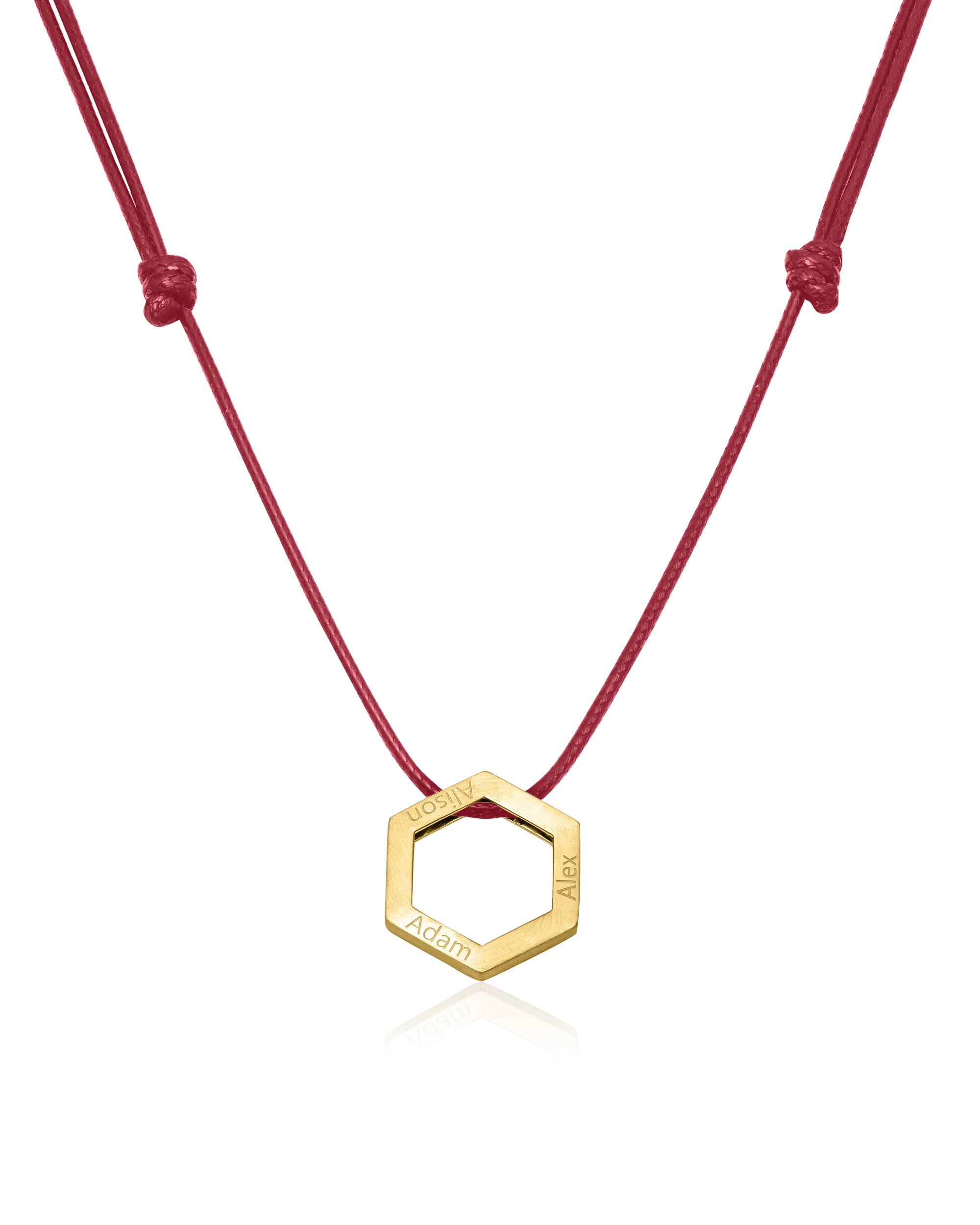 Honeycomb Necklace - 18K Gold Vermeil