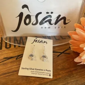 Josan SSW Bee on Honeycomb Earrings