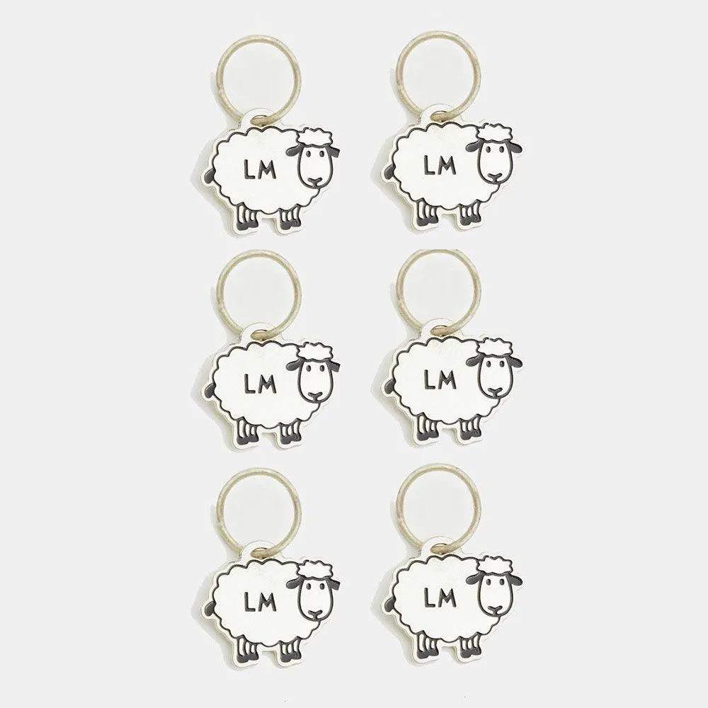 KnitPro Lantern Moon Metal Meadow Stitch Markers (Set of 6) (350641)