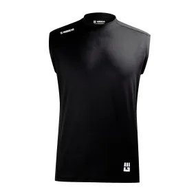 Men's Fitted Performance Shirt VX - Sleeveless (Black)