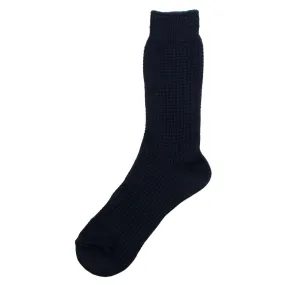 Norse Projects - Bjarki Waffle Socks - Dark Navy