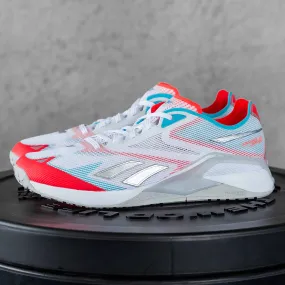 Reebok - Nano X2 Froning - Men's - CLOUD WHITE/NEON BLUE/NEON CHERRY