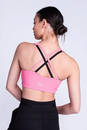 Sports Bra in Coral