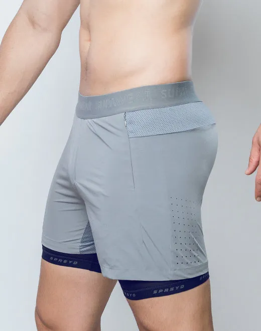 SPR Flex Shorts - Titanium Grey