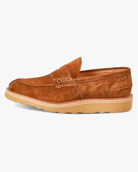 Trickers James Penny Loafer - Cubana Castorino Suede