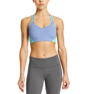 VaporActive Celsius Crossback Medium Impact Sports Bra | English Manor / Pool Blue