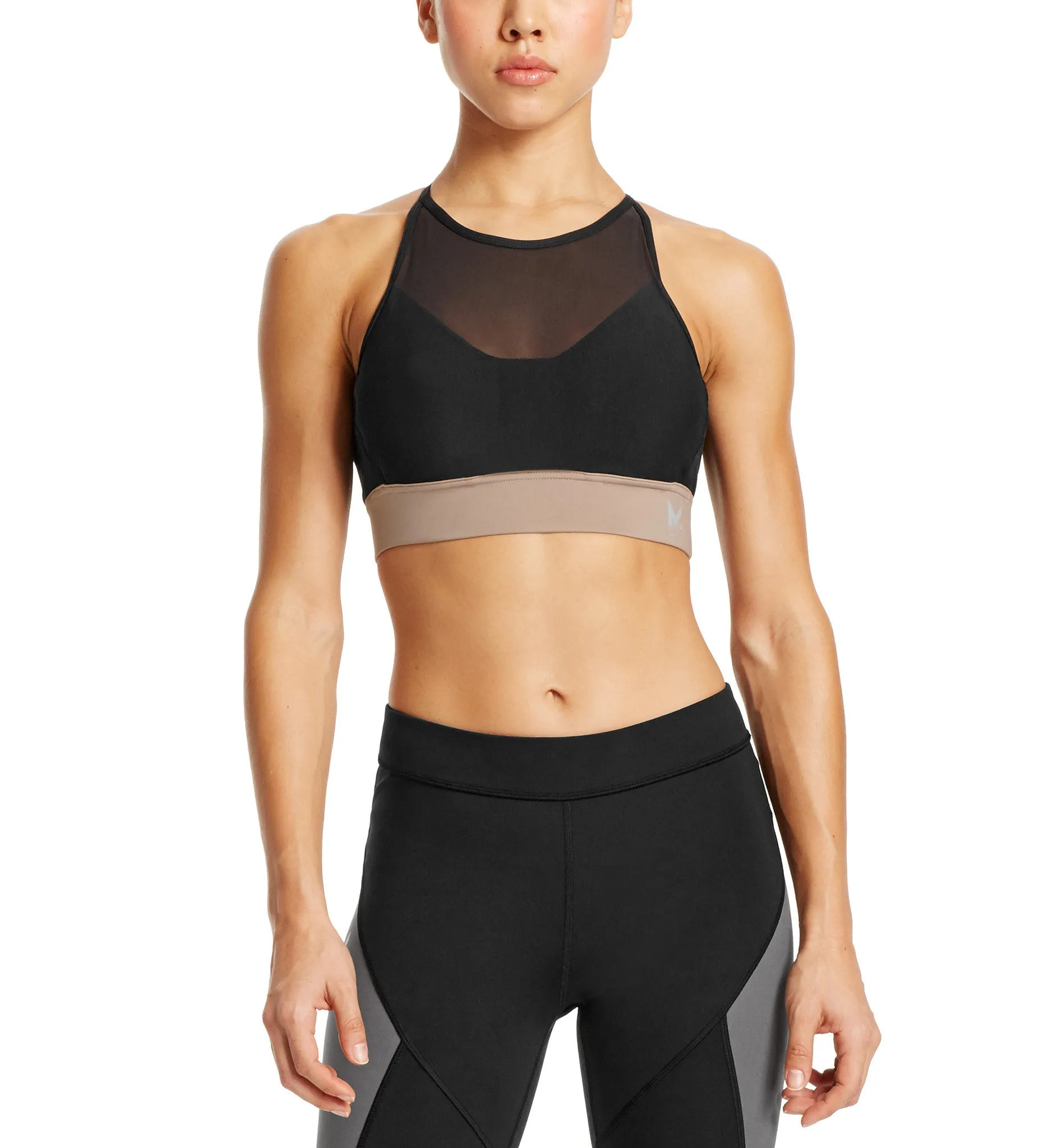 VaporActive Sensory Cross Back Medium Impact Sports Bra | Moonless Night / Funghi