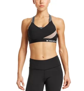 VaporActive Temper Racerback Medium Impact Sports Bra | Moonless Night / Funghi