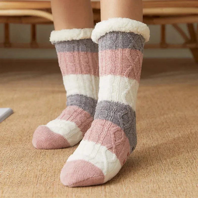 Warm Cozy Fuzzy Fluffy Cozy Socks Non Slip Floor Socks Thick Thermal Socks