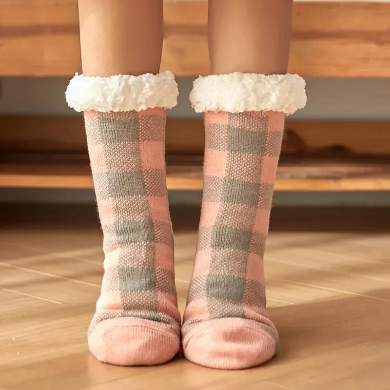 Warm Cozy Fuzzy Fluffy Cozy Socks Non Slip Floor Socks Thick Thermal Socks