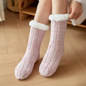 Warm Cozy Fuzzy Fluffy Cozy Socks Non Slip Floor Socks Thick Thermal Socks