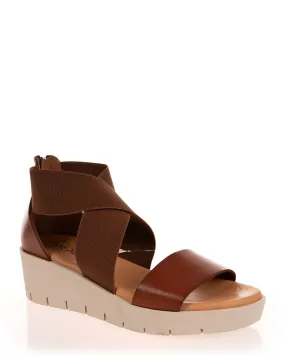 X Bonita 2109 Cuero Leather Wedge Sandal